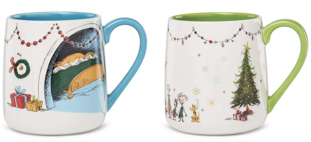Lenox WhoVille Grinch Fireplace Mug 2-Pack: $17