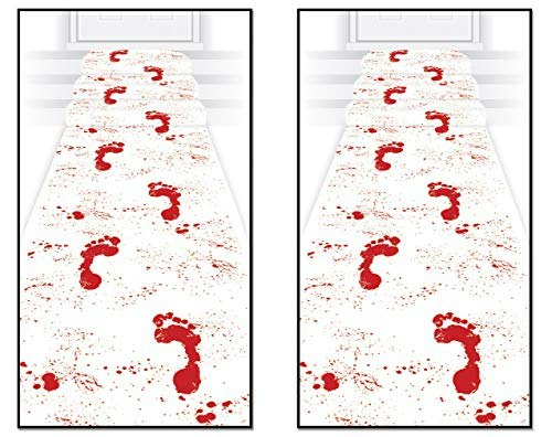 Beistle Bloody Footprints Aisle Runner 2-Pack: $45.90 Beistle Bloody Footprints Aisle Runner 2-Pack: $45.90