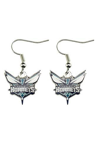 Charlotte Hornets Logo Dangler Earrings: $5.29 Charlotte Hornets Logo Dangler Earrings: $5.29