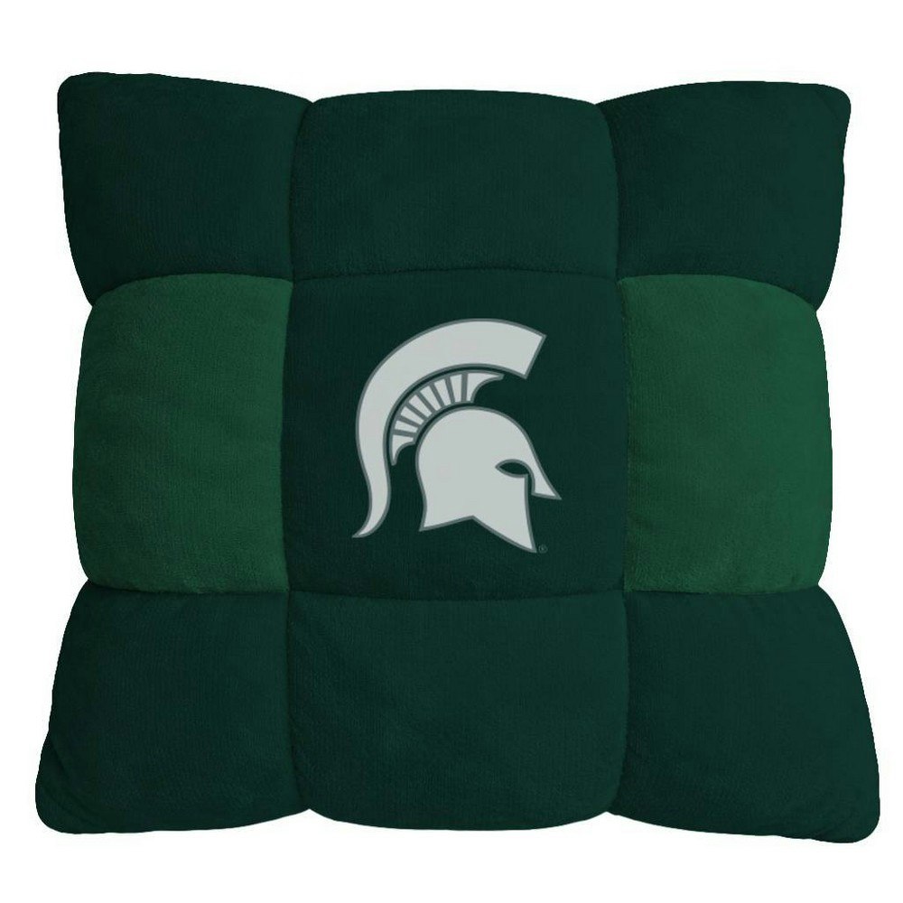 Michigan State Spartans Bubble Color Patch Pillow: $24.99