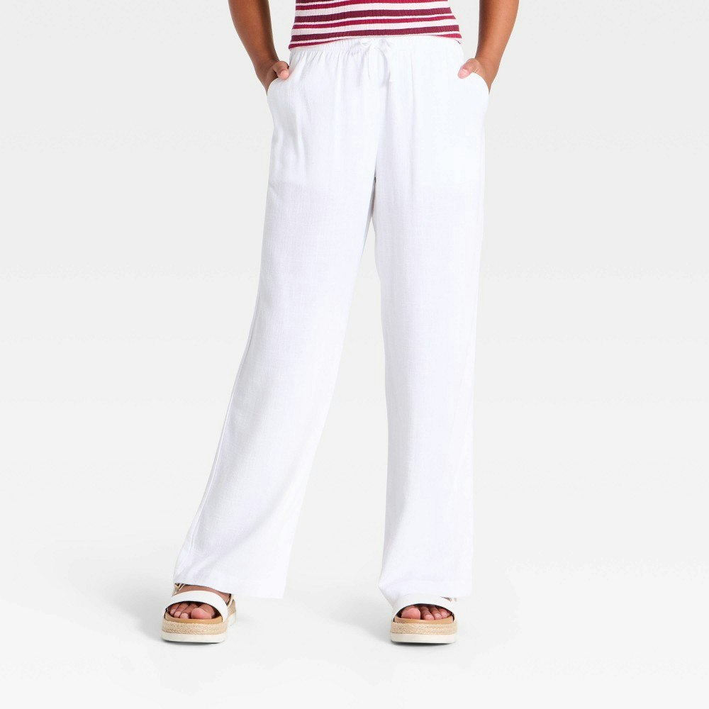 Art Class Girls' Wide Leg Pull-On Pants: $18 Art Class Girls' Wide Leg Pull-On Pants: $18