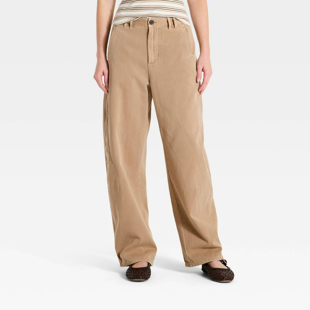 Universal Thread Women's High Rise Barrel Pant: $35 Universal Thread Women's High Rise Barrel Pant: $35