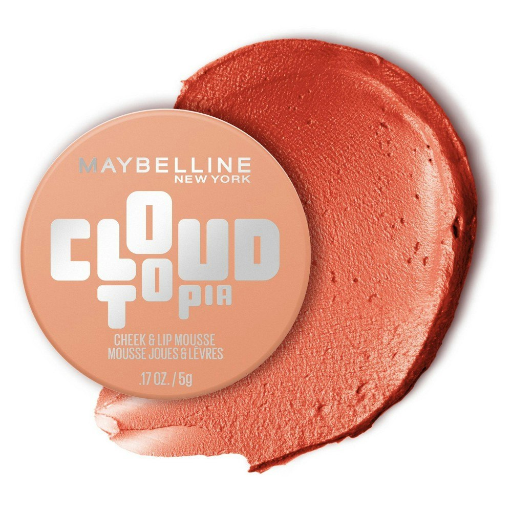 Maybelline Cloudtopia Lip and Cheek Mousse Blush 0.17oz: $8.99 Maybelline Cloudtopia Lip and Cheek Mousse Blush 0.17oz: $8.99