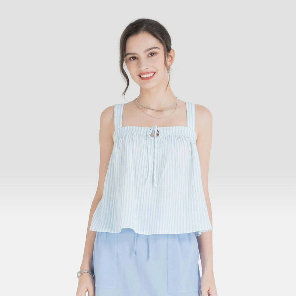 Universal Thread Women's Crinkled Texture Tie-Front Cami: $28 Universal Thread Women's Crinkled Texture Tie-Front Cami: $28