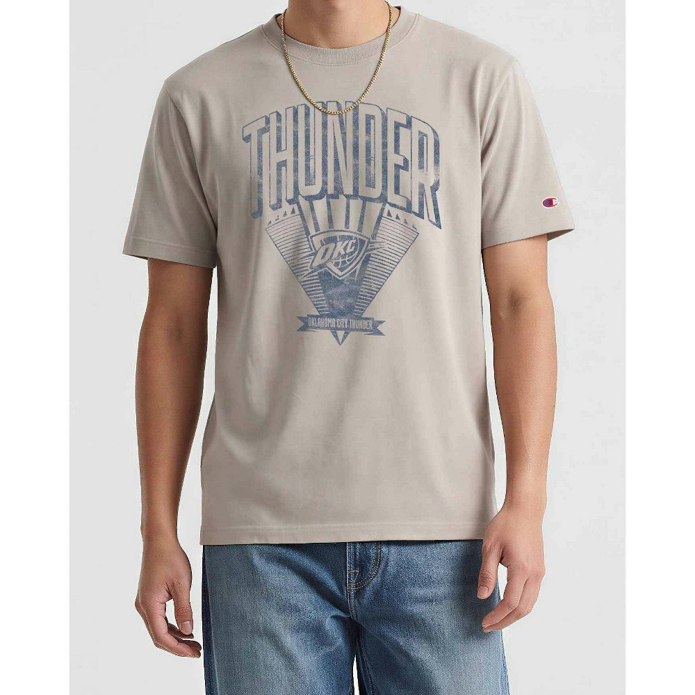 Oklahoma City Thunder Men's Cotton Crew Neck T-Shirt: $29.99 Oklahoma City Thunder Men's Cotton Crew Neck T-Shirt: $29.99