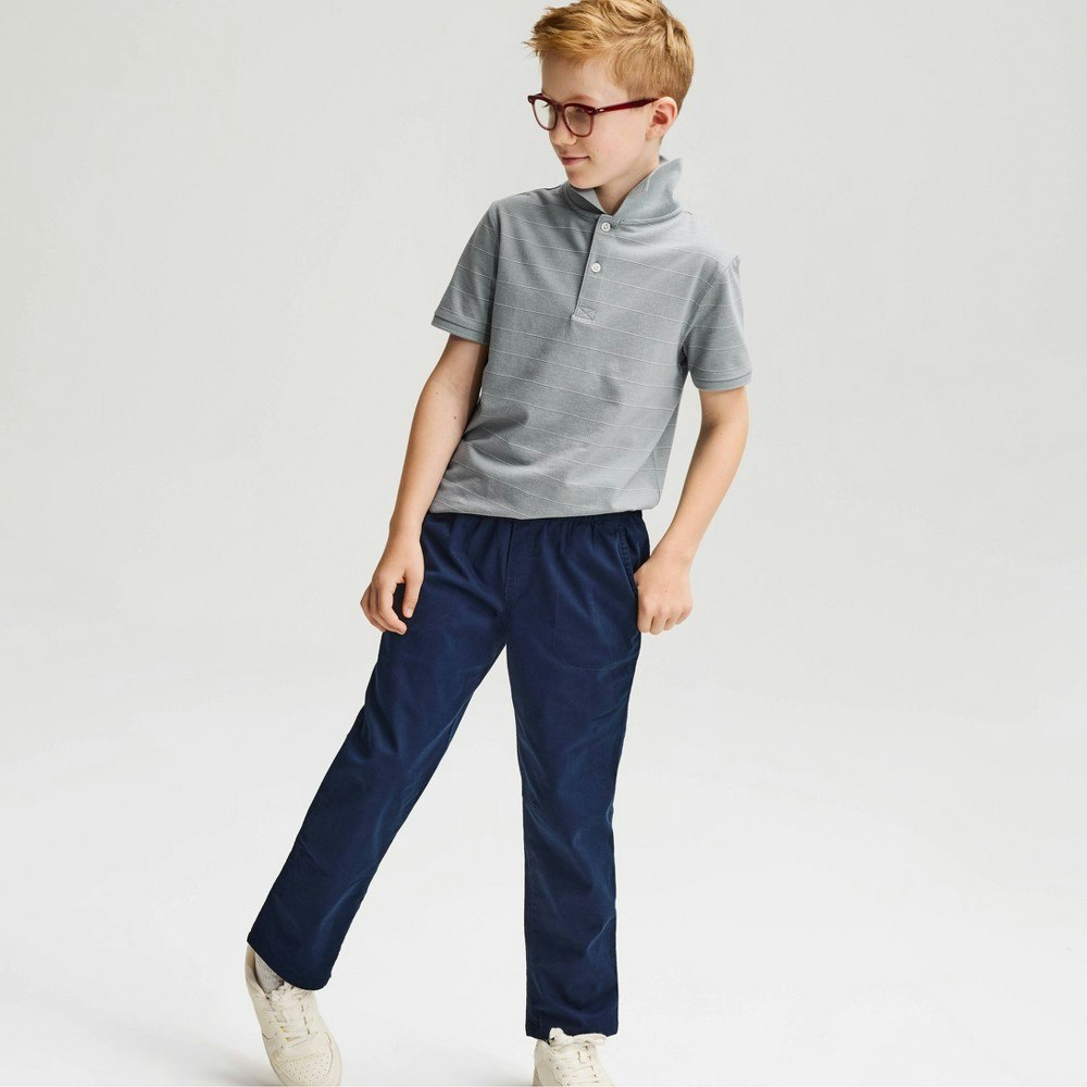 Cat & Jack Boys' Short Sleeve Striped Pique Polo Shirt: $12 Cat & Jack Boys' Short Sleeve Striped Pique Polo Shirt: $12
