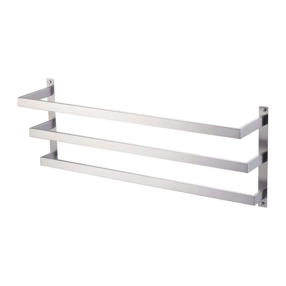 32-Inch 3-Tier Wall-Mounted Towel Rack: $70.35 32-Inch 3-Tier Wall-Mounted Towel Rack: $70.35