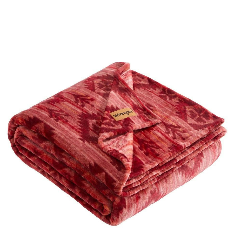 Aztec Texture King Plush Fleece Blanket: $49.99