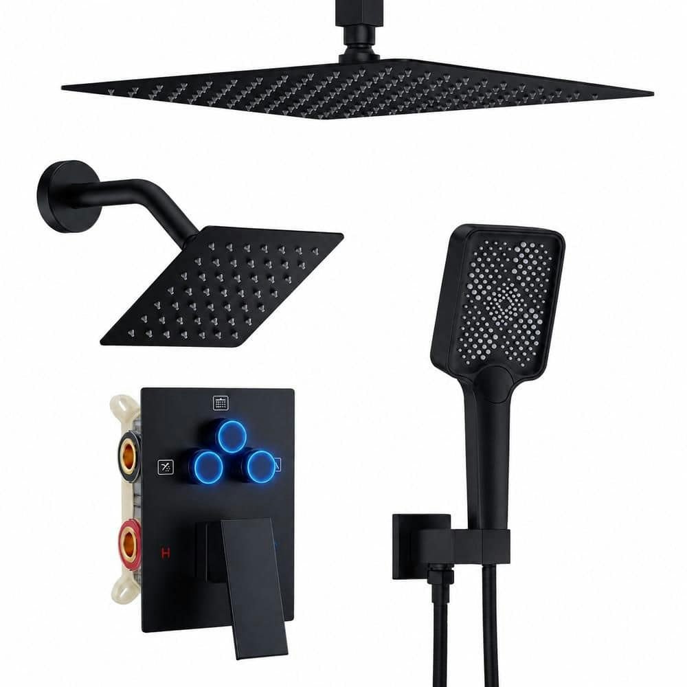 12-Inch Rainfall Shower System with Handheld Sprayer: $375.40 12-Inch Rainfall Shower System with Handheld Sprayer: $375.40