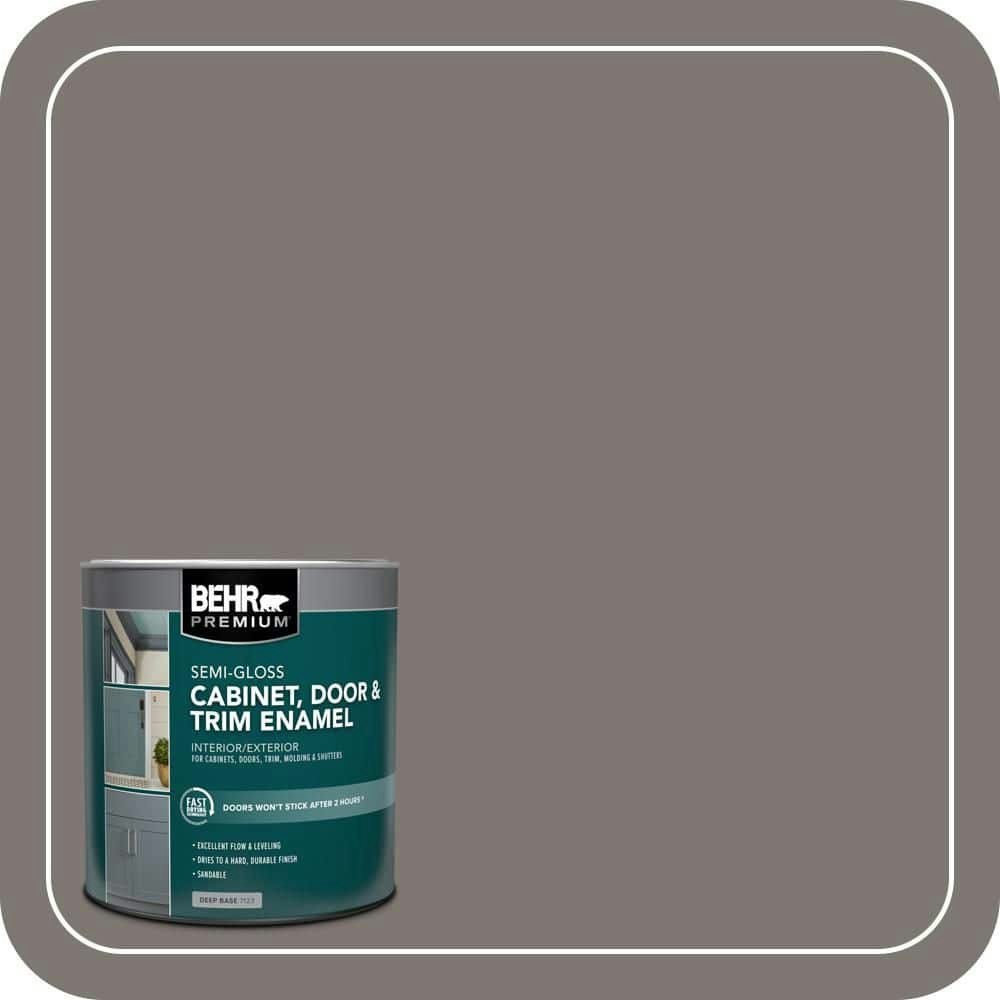 Behr 1-Quart Semi-Gloss Enamel Cabinet Door and Trim Paint: $19.14 Behr 1-Quart Semi-Gloss Enamel Cabinet Door and Trim Paint: $19.14