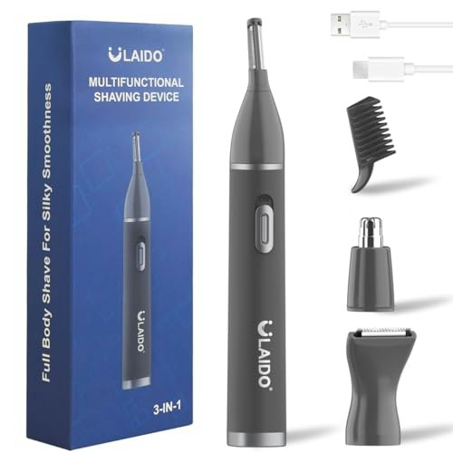 Ulaido 3-in-1 Rechargeable Nose, Ear, and Eyebrow Hair Trimmer: $22.09 Ulaido 3-in-1 Rechargeable Nose, Ear, and Eyebrow Hair Trimmer: $22.09