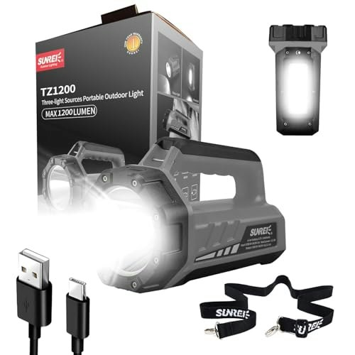Sunrei 1,500-Lumen Rechargeable LED Flashlight and Lantern: $33.99 Sunrei 1,500-Lumen Rechargeable LED Flashlight and Lantern: $33.99