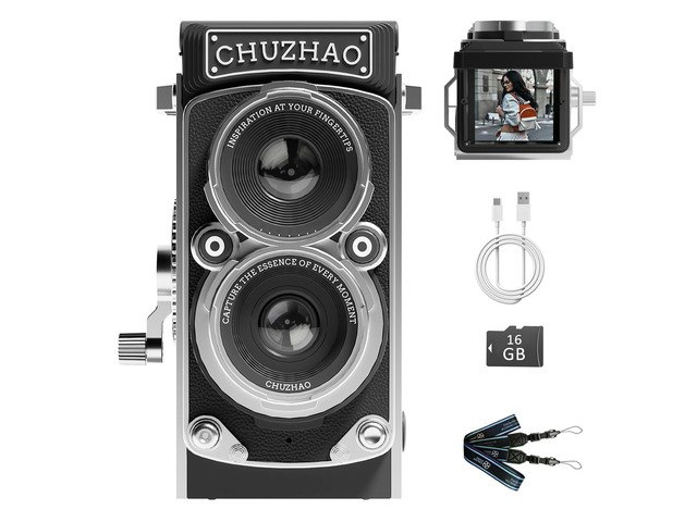 Chuzhao Vintage 12MP 1080p Digital Camera with 16GB Card: $52.49 Chuzhao Vintage 12MP 1080p Digital Camera with 16GB Card: $52.49
