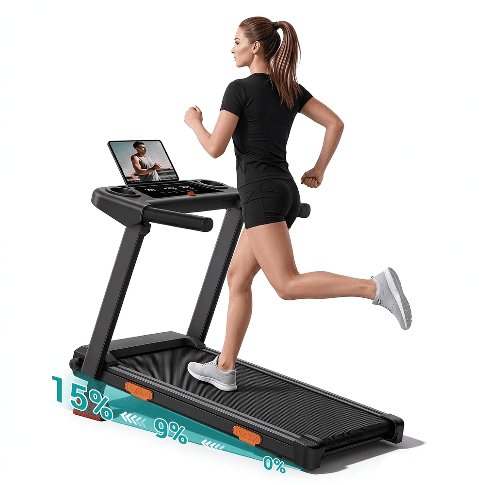 Cursor Fitness 3.0HP Folding Treadmill: $184.99 Cursor Fitness 3.0HP Folding Treadmill: $184.99