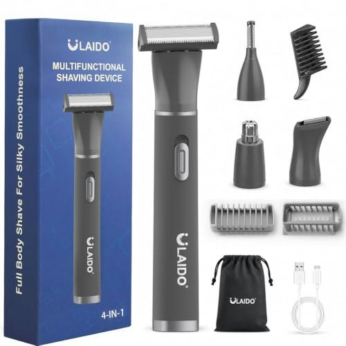 Ulaido 4-in-1 Electric Body and Pubic Hair Trimmer: $23.79 Ulaido 4-in-1 Electric Body and Pubic Hair Trimmer: $23.79