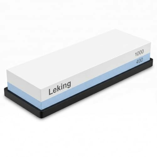 Whetstone 2-Sided 400/1000 Grit Knife Sharpening Stone Kit: $9.99 Whetstone 2-Sided 400/1000 Grit Knife Sharpening Stone Kit: $9.99
