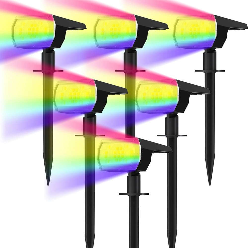 Charkee 7-Mode Solar Outdoor Spotlights: $35.99 Charkee 7-Mode Solar Outdoor Spotlights: $35.99