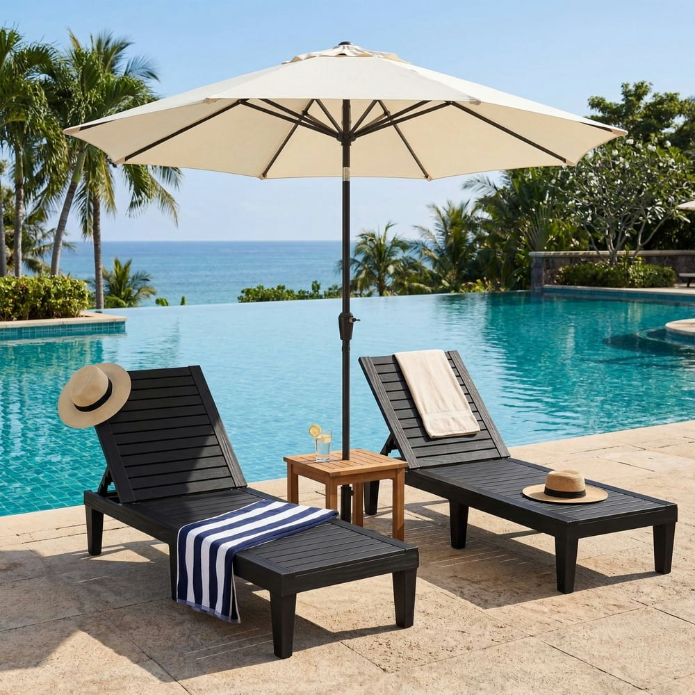 Mindyes 5-Position Outdoor Patio Chaise Lounge Chair: $84.99 Mindyes 5-Position Outdoor Patio Chaise Lounge Chair: $84.99