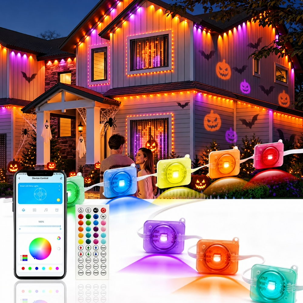 Daybetter 100-foot Smart RGB Outdoor String Lights: $39.99