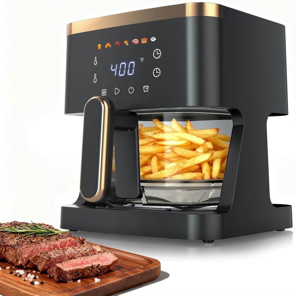 Patbrela 5-Quart 7-in-1 Glass Air Fryer: $49.89 Patbrela 5-Quart 7-in-1 Glass Air Fryer: $49.89