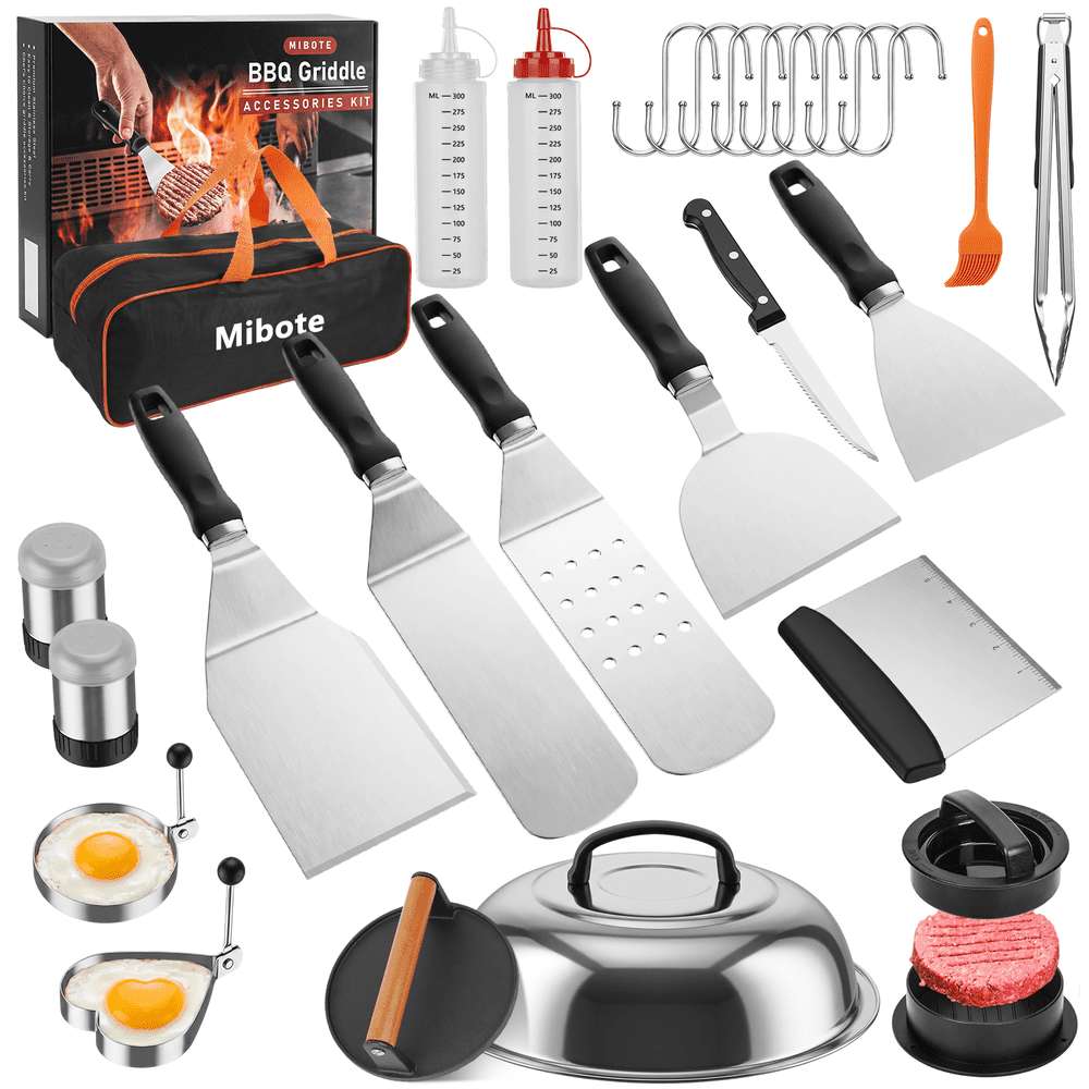 Mibote 28-Piece Griddle Accessories Kit: $27.99 Mibote 28-Piece Griddle Accessories Kit: $27.99
