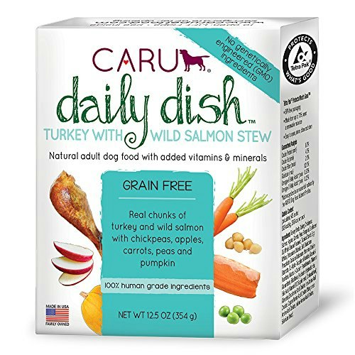 Caru Daily Dish Turkey and Wild Salmon Stew Dog Food 12.5-oz.: $3.86 Caru Daily Dish Turkey and Wild Salmon Stew Dog Food 12.5-oz.: $3.86