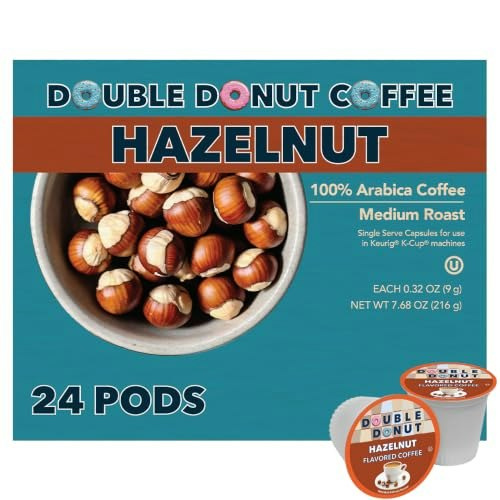 Double Donut Hazelnut Coffee Pods 24-Pack: $14.29 Double Donut Hazelnut Coffee Pods 24-Pack: $14.29