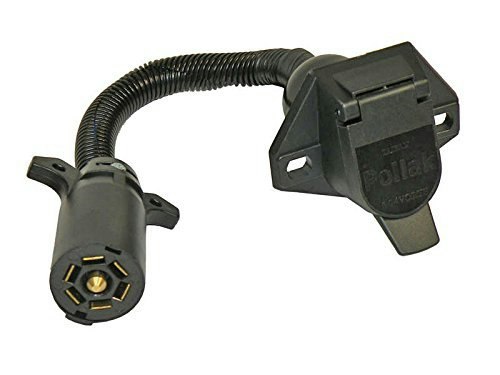 Pollak 7-Way RV to 7-Way HD Nylon Socket Harness Adapter: $35.66