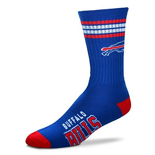 For Bare Feet Buffalo Bills Youth 4-Stripe Crew Socks: $12.79 For Bare Feet Buffalo Bills Youth 4-Stripe Crew Socks: $12.79