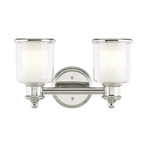 Livex Lighting Middlebush 2-Light Vanity Bath Light: $219.14