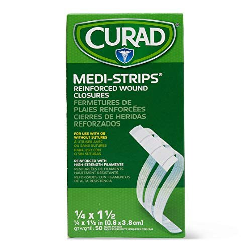 Curad Sterile Reinforced Wound Closure Strips 1,200-Count: $141.09 Curad Sterile Reinforced Wound Closure Strips 1,200-Count: $141.09