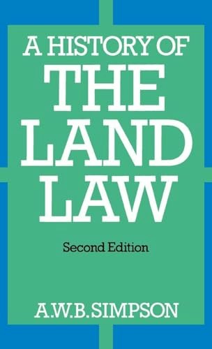A History of the Land Law: $132.04 A History of the Land Law: $132.04