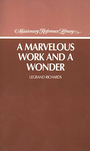 A Marvelous Work and a Wonder: $17.23 A Marvelous Work and a Wonder: $17.23