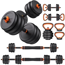 Adjustable Dumbbells 20-lb. Free Weight Set for $47 + free shipping