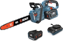 SENIX X6 60-Volt Max 16" Battery 4Ah Chainsaw for $139 + free shipping