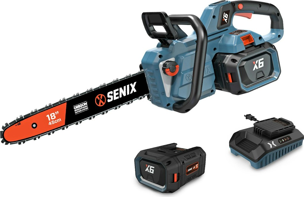 SENIX X6 60-Volt Max 16" Battery 4Ah Chainsaw: $139