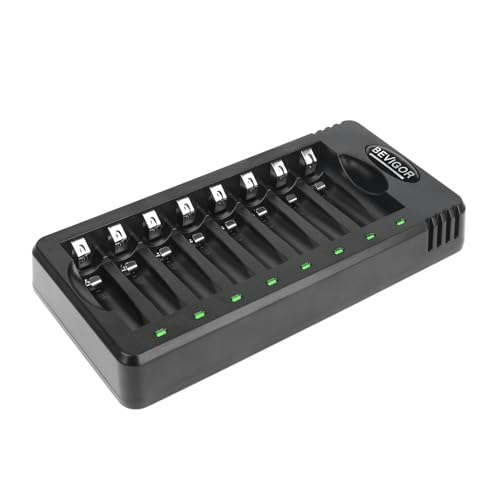 Bevigor 8-Bay AA and AAA Battery Charger: $6.99