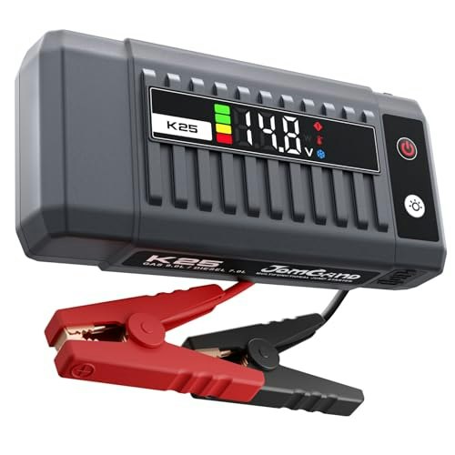 Jomgand K25 3,750A 12V Portable Jump Starter: $29.97