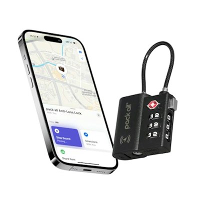 pack all Anti-Lost Tracking Luggage Lock, Smart TSA-Approved Cable Lock (1 Pack) for $24 + free shipping w/ Prime