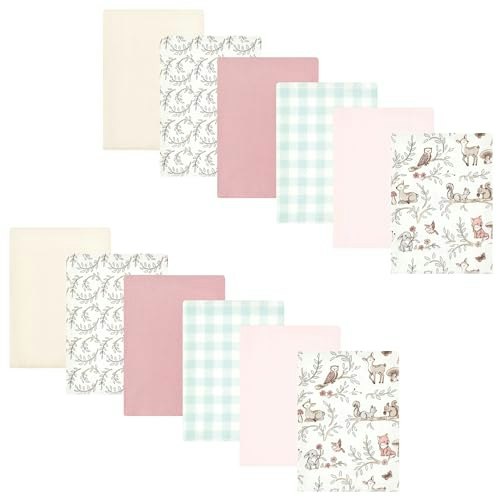 Hudson Baby Cotton Flannel Burp Cloths Bundle: $16.99 Hudson Baby Cotton Flannel Burp Cloths Bundle: $16.99