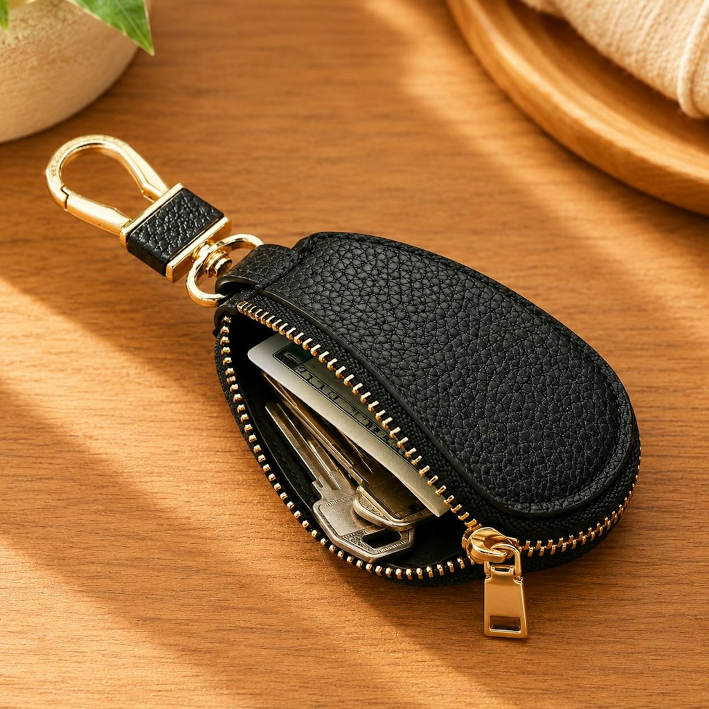 Vintage Style Key Zippered Pouch