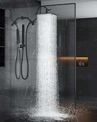 MakeFit All Metal 10" Rain Shower Head w/ Handheld Combo for $60 + free shipping