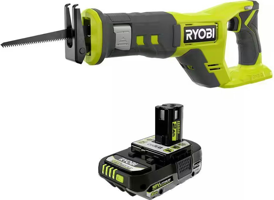 Ryobi ONE+ 18V Cordless Reciprocating Saw w/ 2.0 Ah Lithium Battery: $84 Ryobi ONE+ 18V Cordless Reciprocating Saw w/ 2.0 Ah Lithium Battery: $84