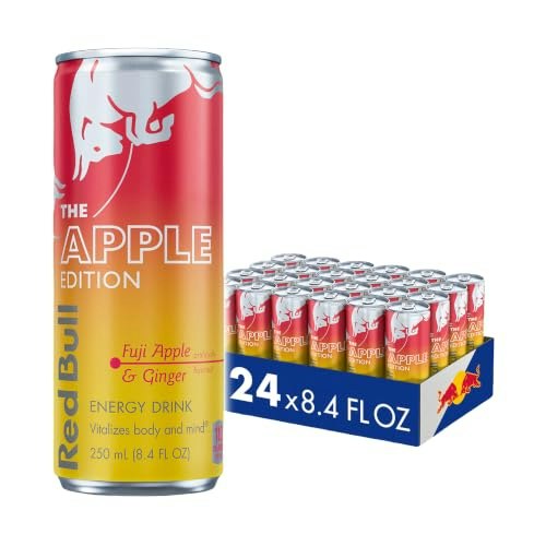 Red Bull Fuji Apple & Ginger Energy Drink 8.4-fl-oz 24-Pack: $41.99