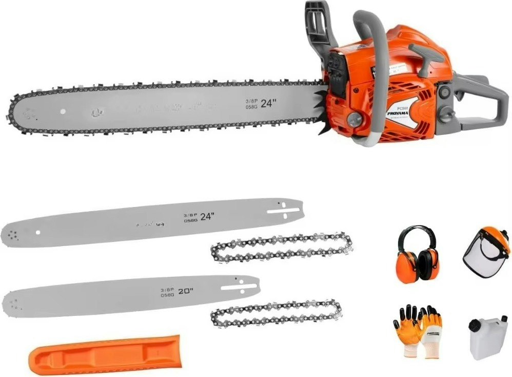 68cc 2-Cycle Top Handle Gas Powered Chainsaw: $166