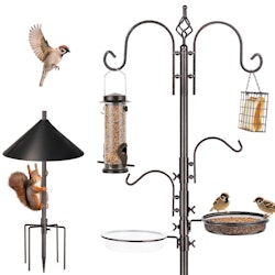 Bird Feeding Station Kit w/ Squirrel Guard Baffle for $42 + free shipping