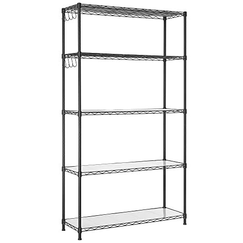 Songmics Dalten 5-Tier Adjustable Wire Storage Shelving Unit: $50.99 Songmics Dalten 5-Tier Adjustable Wire Storage Shelving Unit: $50.99