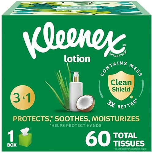 Kleenex Soothing Lotion Facial Tissues 60-Count Box: $1.59 Kleenex Soothing Lotion Facial Tissues 60-Count Box: $1.59
