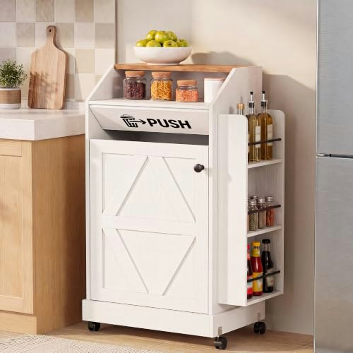 Yeshomy 13-Gallon Kitchen Trash Can Cabinet: $85.49