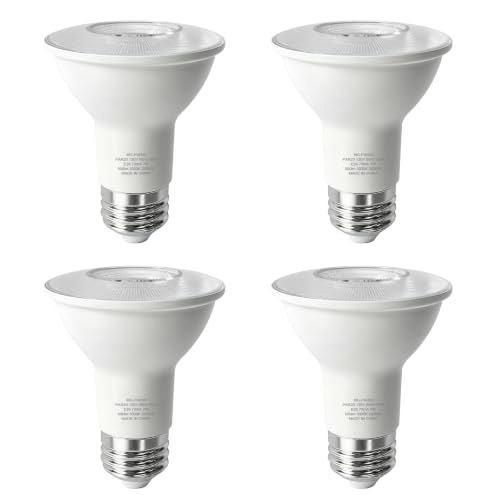 PAR20 7W 500-Lumen 3000K LED Flood Light Bulb 4-Pack: $16.15